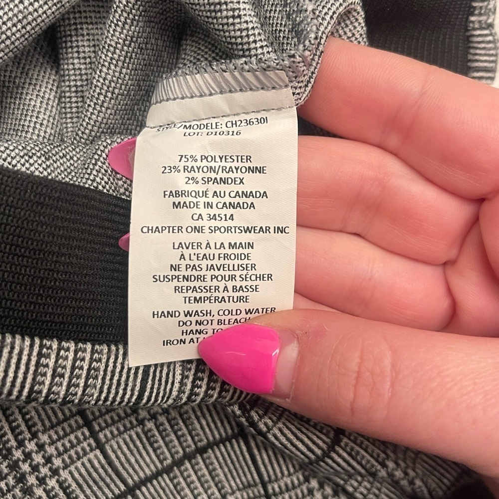 Jules & Leopold Gray Plaid Skinny Pants - Picture 4 of 4